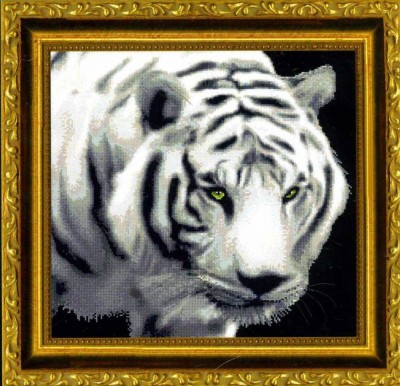 Набор дял вышивания Белый тигр (The White Tiger)
