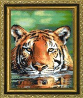 Набор для вышивания Водяной тигр (Tiger)
