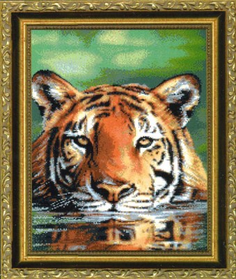Набор для вышивания Водяной тигр (Tiger)