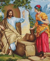 Набор для вышивания Иисус и самаритянка (гобелен)