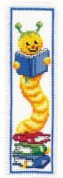 Набор для вышивания крестом Закладка для книги Гусеница /PN-0011261 (2002-17-503)