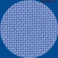 Ткань Lugana  25 ct  голубая в упаковке /3835-504