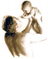 Отец с малышом /2002-75-173