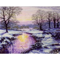 Набор для вышивания Зимний закат, Winter Sunset /5678-1013