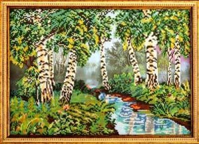 Набор для вышивания бисером Березовая роща