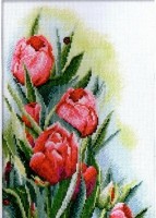 Набор для вышивания крестом Тюльпаны