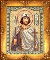 Набор для вышивания бисером Икона Святой Борис /338
