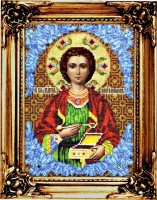 Набор для вышивания бисером Икона святой Пантелеймон Целитель /L-68