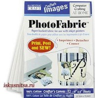 Ткань для печати рисунка Photo Fabric, 100% хлопок, 10 x 15 см /17-0532