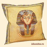 Готовая наволочка для подушки (с вшитой молнией и обратной стороной)  Фараон