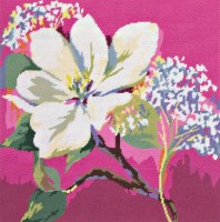 Набор для вышивания Цветок на розовом фоне (Blossom On Pink) /5678-9008