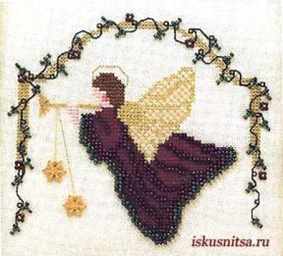 Набор для вышивания бисером Рубиновый Ангел