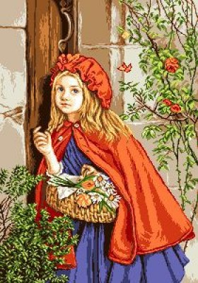 Набор для вышивания Красная шапочка (Little red riding hood) гобелен