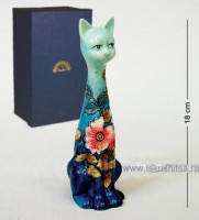 Фарфоровая Фигурка Кошка (коллекции JP) /JP-11-35