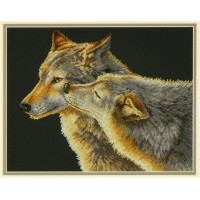 Набор для вышивания Wolf Kiss /70-35283 