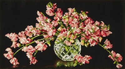 Набор для вышивания  Душистый горошек (Sweet Pea Perfection)