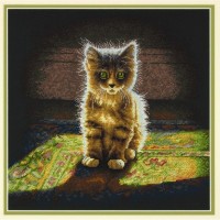 Набор для вышивания  Нежный пушистый котенок (Warm and Fuzzy Kitten) /70-35286