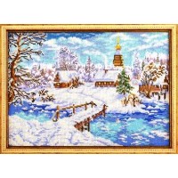 Набор для вышивания бисером Рождественская сказка /В-240