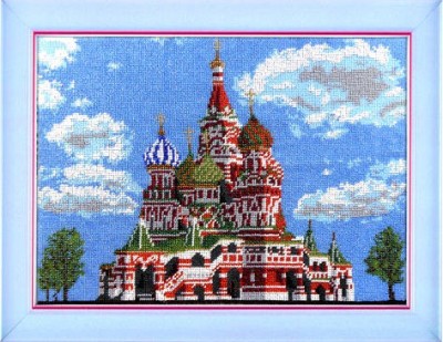 Набор для вышивания бисером Храм Василия Блаженного
