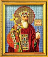 Набор для вышивания из ювелирного бисера Икона Святой Владимир князь Киевский /В-319