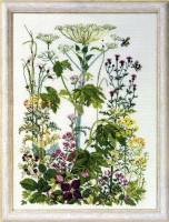 Набор для вышивания Пчелы и цветы (канва) /90-4153