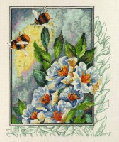 Набор для вышивания Цветы и пчелы /90-4181