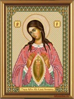Набор для вышивания бисером Икона Пр. Богородица Помощница в родах