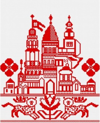 Набор для вышивания рушника Подворье