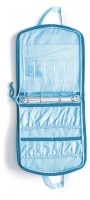 Дорожная мини-сумка органайзер для ниток мулине /ORM-01-002(голубой с голубым кантом) 