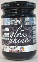 Лак прозрачный Esprimo - Gloss shine, 150 мл., Цвет: № 06 Чёрный /GLSH0150000-06