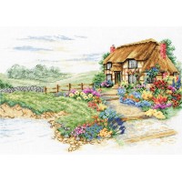 Набор для вышивания Пейзаж с коттеджем (Cottage View) /PCE-897