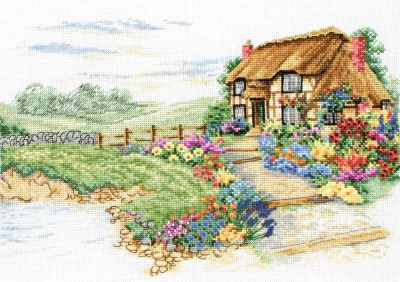 Набор для вышивания Пейзаж с коттеджем (Cottage View)