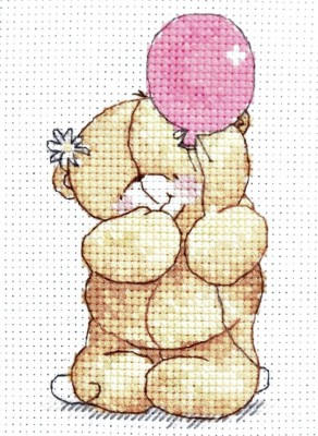 Набор для вышивания Розовый шарик (Pink Balloon)