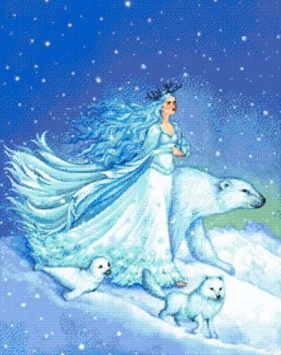 Набор для вышивания Снежный ангел (Snowkeeper)