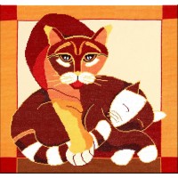 Набор для вышивания Стилизованные коты 2 /359