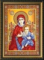 Набор для вышивания бисером Венчальная пара икона Богородица /AB-145