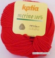 Пряжа    для вязания  Merino 100% (Мерино 100%) Алый /04