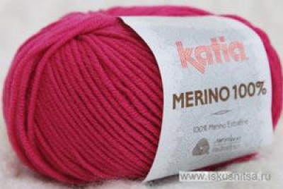 Пряжа    для вязания  Merino 100% (Мерино 100%) Фуксия