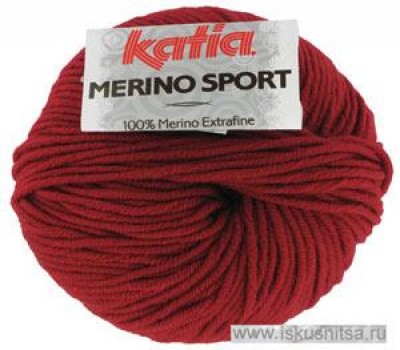 Пряжа    для вязания  Merino Sport  (Мерино Спорт) Красный