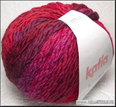 Пряжа    для вязания  Kimbo  (Кимбо) Красно-бордовый