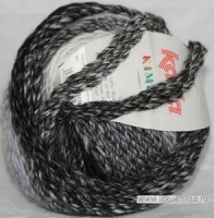 Пряжа    для вязания  Kimbo  (Кимбо) Серо-черный