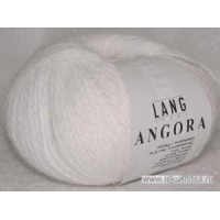 Пряжа  для вязания ANGORA (Ангора) Белая /0001