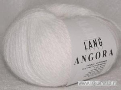 Пряжа  для вязания ANGORA (Ангора) Белая