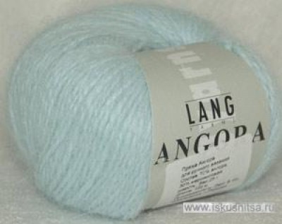 Пряжа  для вязания ANGORA (Ангора) Нежно- голубая