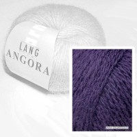Пряжа  для вязания ANGORA (Ангора) Фиолетовая (violet ) /0090