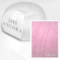 Пряжа  для вязания ANGORA (Ангора) Розовая (pink) /0019