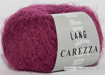 Пряжа  для вязания Carezza ( Карецца), Малина