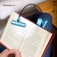 Мини-лампа клипса с 6-ю светодиодами