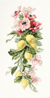 Набор для вышивания крестом Композиция с лимонами