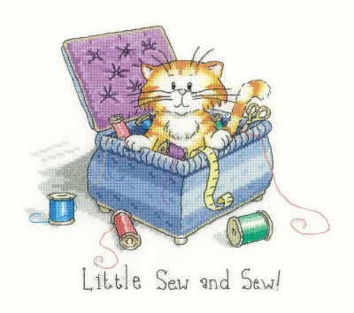 Набор для вышивания Маленькая швея (Little Sew and Sew)
